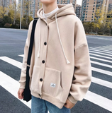 Basic Button Up Hoodie