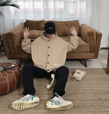 Basic Button Up Hoodie