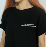 "Not Antisocial" Tee