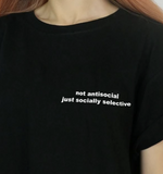 "Not Antisocial" Tee