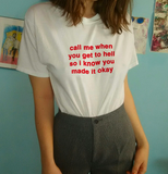 "Call Me When You Get To Hell" Tee