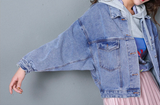 Vintage Oversized Sleeve Denim Jacket