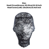 Black Laced Mask