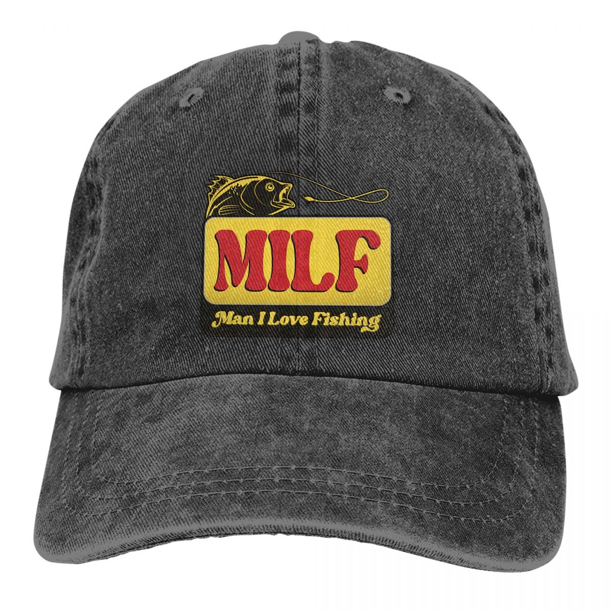 MILF Man I Love Fishing Hat – White Market