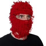 Messy Knitted Ski Mask