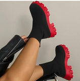 Sock Platform Boots