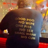 "Good Poo No Wipe" Tee