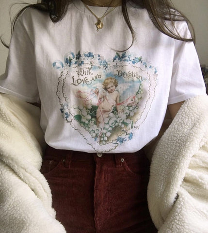 "With Love And Devotion" Angel Tee