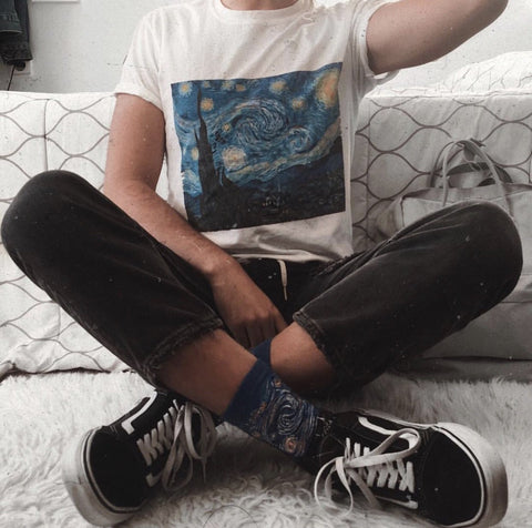 "Starry Night" Classical Art Tee