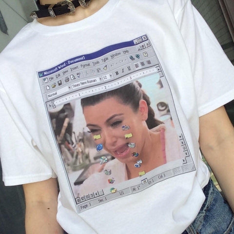 Windows 98 "Kim Kardashian" Tee