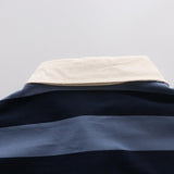 Striped Polo Long Sleeve Shirt