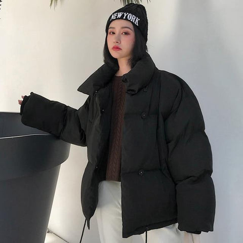 Oversized Basic Down Jacket