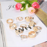 10 Piece Snake Ring Set
