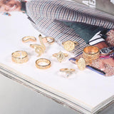 10 Piece Snake Ring Set