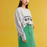 Denim Midi-Skirt