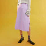 Denim Midi-Skirt