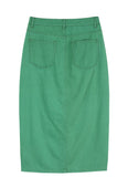 Denim Midi-Skirt