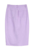 Denim Midi-Skirt