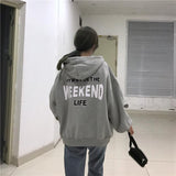 "Weekend Life" Oversized Hoodie