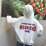 "Weekend Life" Oversized Hoodie
