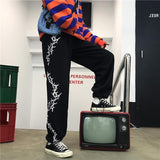 Rose Thorn Drawstring Trousers