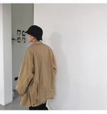 Retro Khaki Long Sleeve Shirt