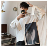 Printed Raf Long Sleeve Button Up