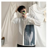 Printed Raf Long Sleeve Button Up