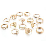 15 Piece Virgin Mary Ring Set