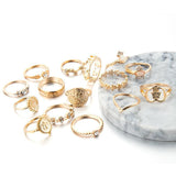 15 Piece Virgin Mary Ring Set