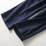 High Waisted Contrast Stitch Skate Cargo Pants