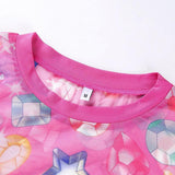 Anime Bling Mesh Top