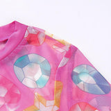 Anime Bling Mesh Top