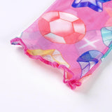 Anime Bling Mesh Top