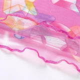 Anime Bling Mesh Top