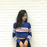 Sporty Ribbed Sweater
