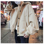 Basic Button Up Hoodie