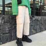 Vintage Wide Leg Cargo Pants