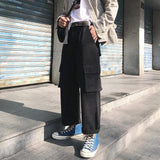 Vintage Wide Leg Cargo Pants