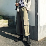 Vintage Wide Leg Cargo Pants