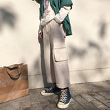 Vintage Wide Leg Cargo Pants