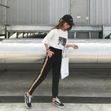 Rainbow Striped Joggers