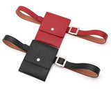 Basic Button Belt Bag With Detachable Chains