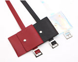 Basic Button Belt Bag With Detachable Chains