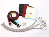 Basic Button Belt Bag With Detachable Chains