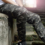 Camouflage Sport Joggers With Zipper
