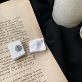 Marble Sculpture Earrings