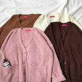 Oversized Thick Knit Cardigan