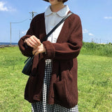 Oversized Thick Knit Cardigan