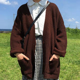 Oversized Thick Knit Cardigan